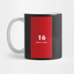 Charles Leclerc 16 minimalist number and name cover Mug